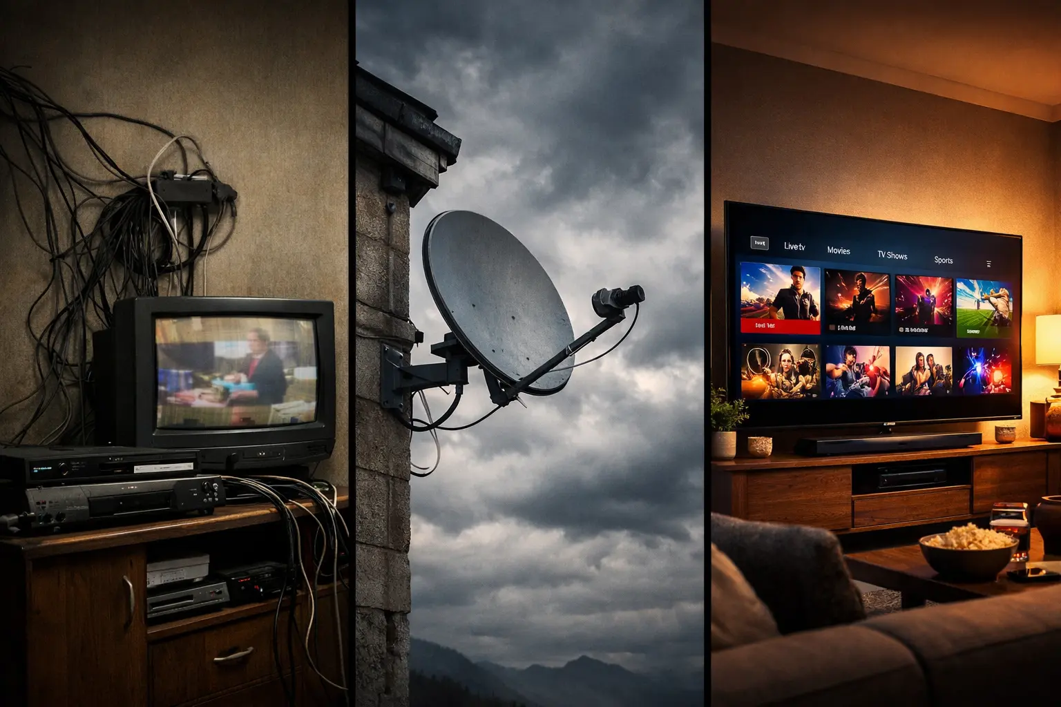 IPTV vs Kabelfernsehen vs Satellit — Vergleich der drei TV-Empfangsmethoden
